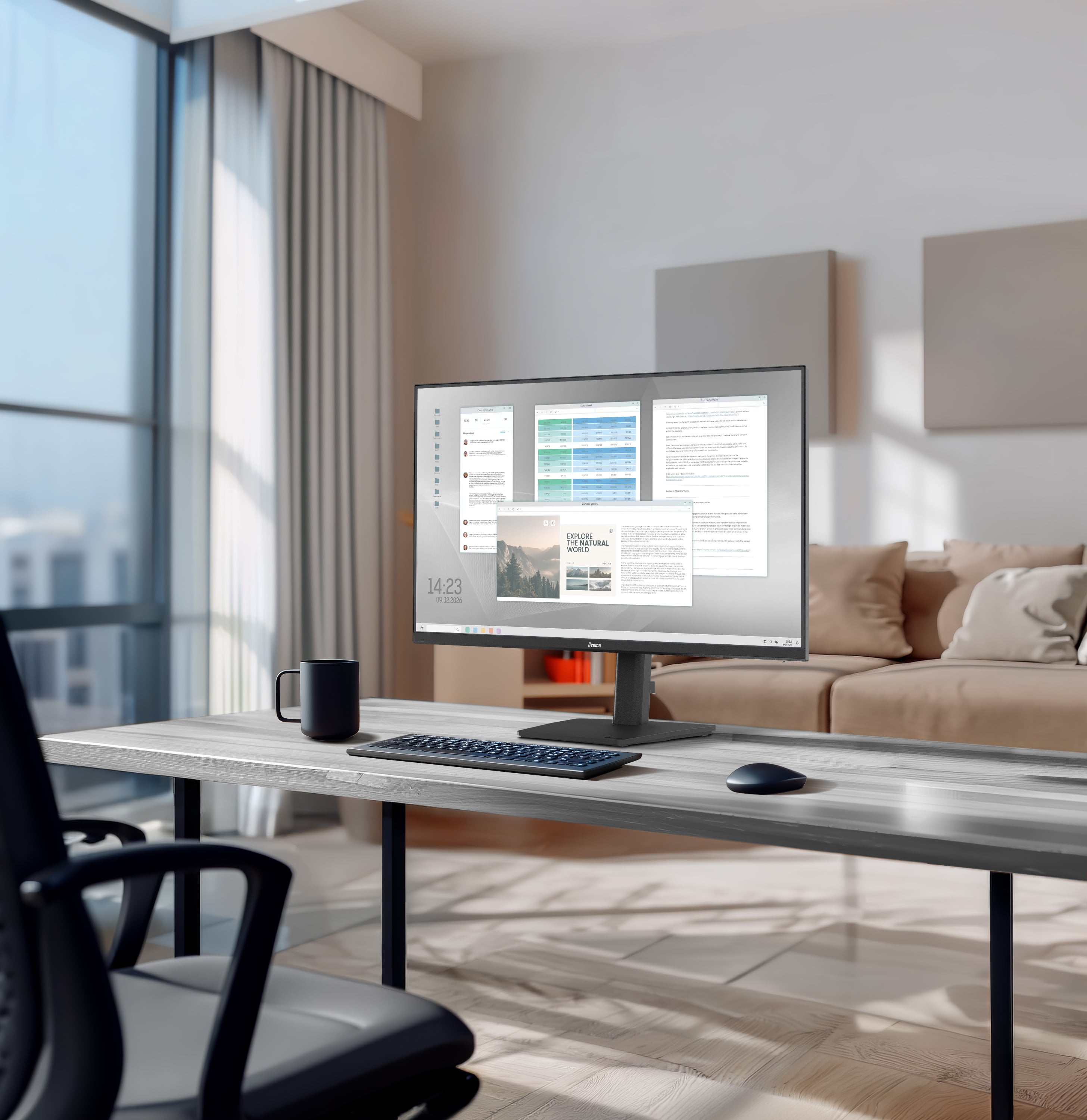 monitor, Desktop, Tischsetup