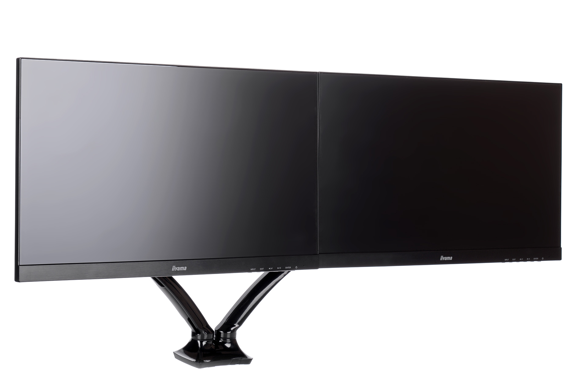 Monitor, Dual, Ultrawide, HDMI, Stativ
