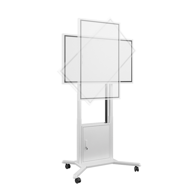 mobiler Tafelständer, verstellbare Anzeige, Display-Ständer, Rollfuß-Standfuß, mobilität Räderständer