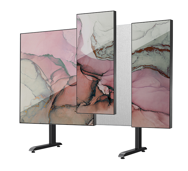 B-TECH SYSTEM X - Floor Stand for Samsung All-in-One 146 inch IAB Display BT9370-SAM146/B