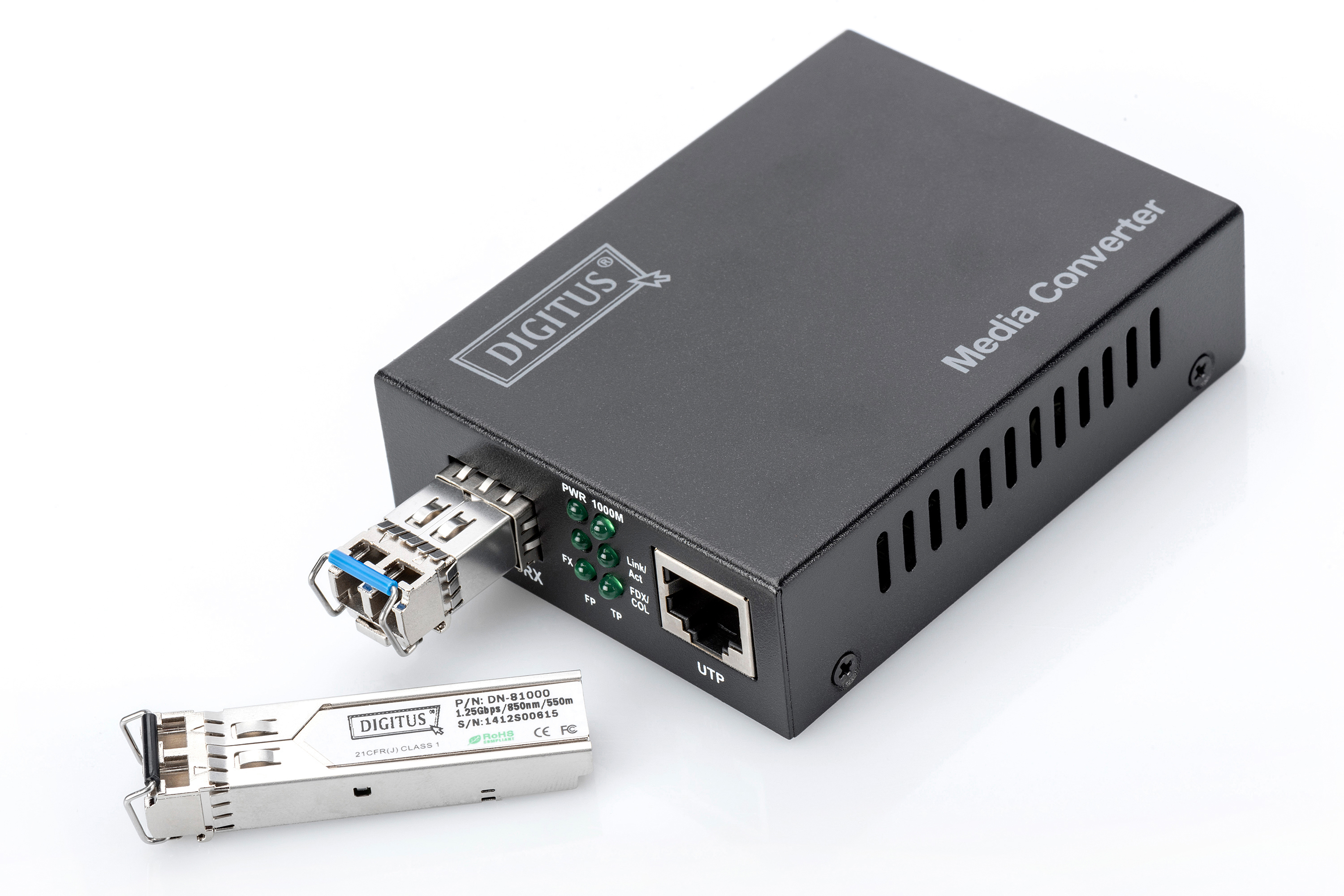 Netzwerk USB-Adapter, Server-Adapter, Media-Konverter, Faser-Terminator, UTP-Port
