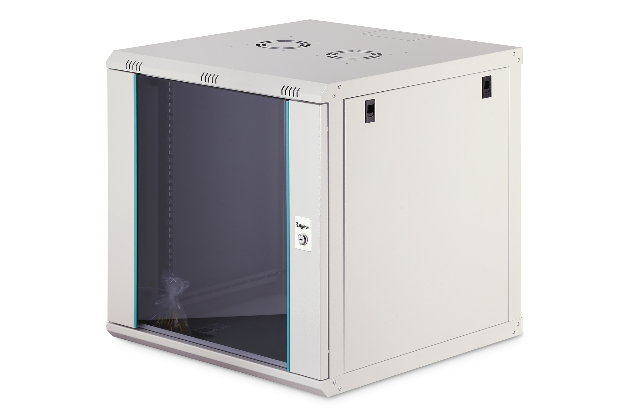server rack, Gehäuse, Glasfront, Metallgehäuse, Kühlventilatoren