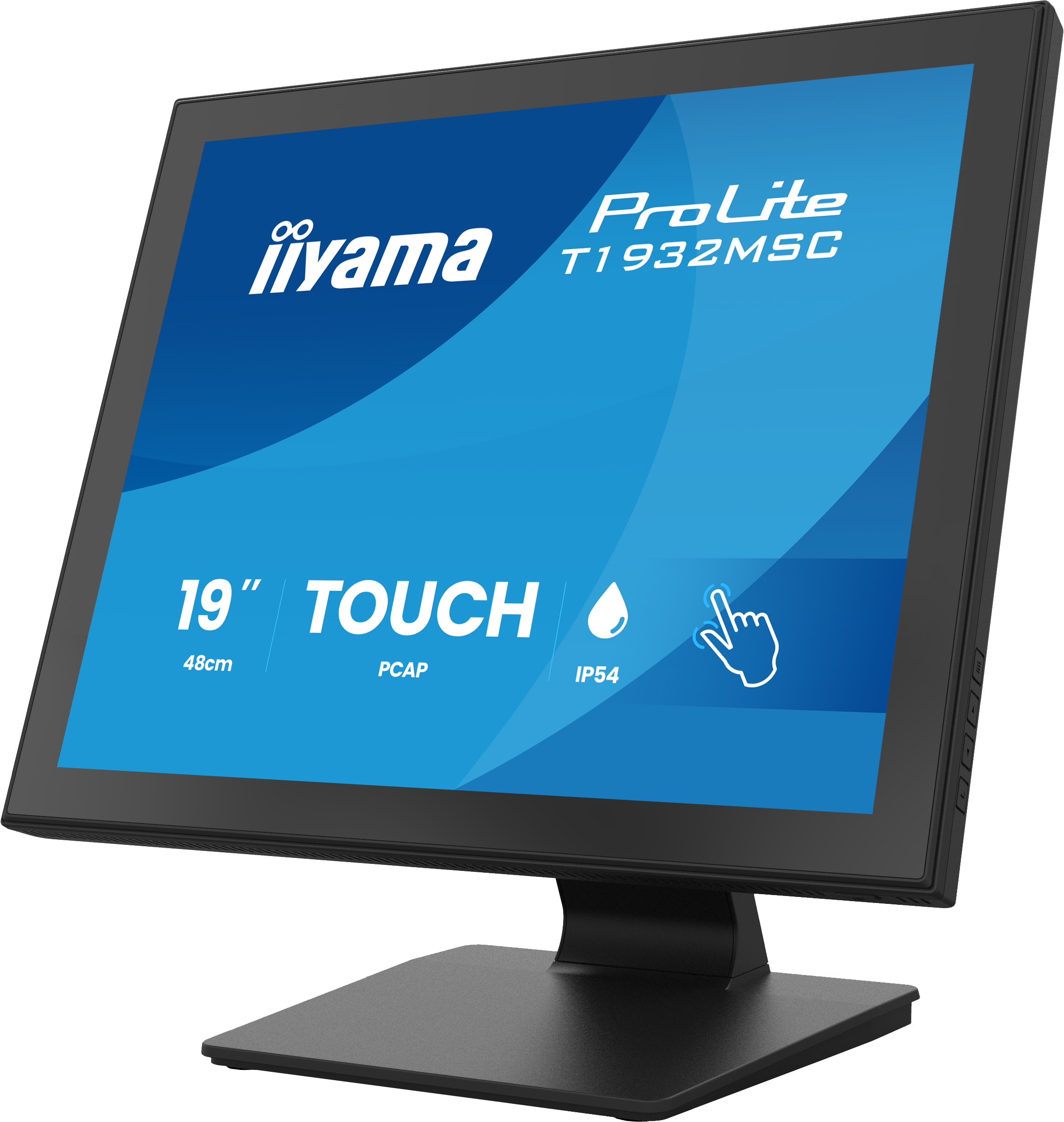monitor, 19-zoll, touchscreen, PCAP, IPS