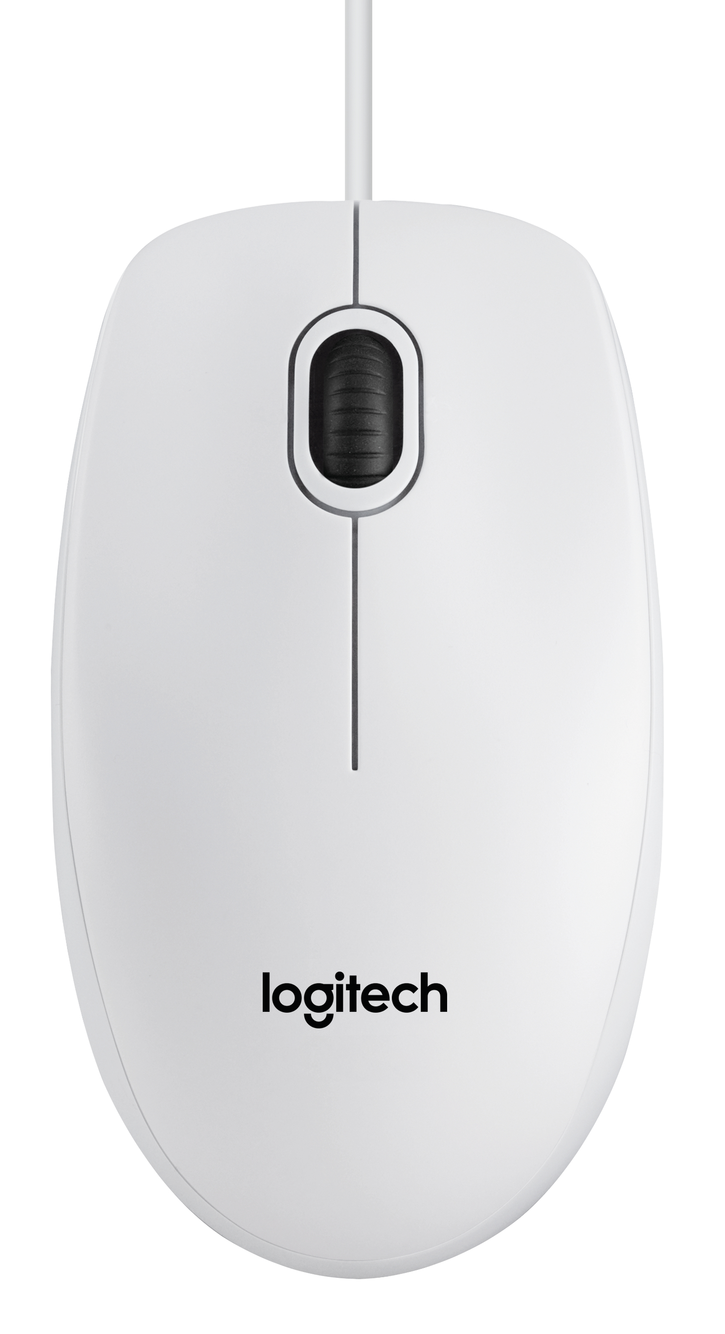 Logitech Maus B100 Optical USB Maus, weiß