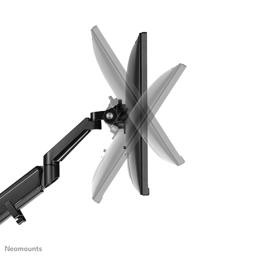 Neomounts Monitor-Tischhalterung - Klemme /Bolzen - 9 kg - 43,2 cm (17 Zoll) - 81,3 cm (32 Zoll) - 100 x 100 mm - Schwarz