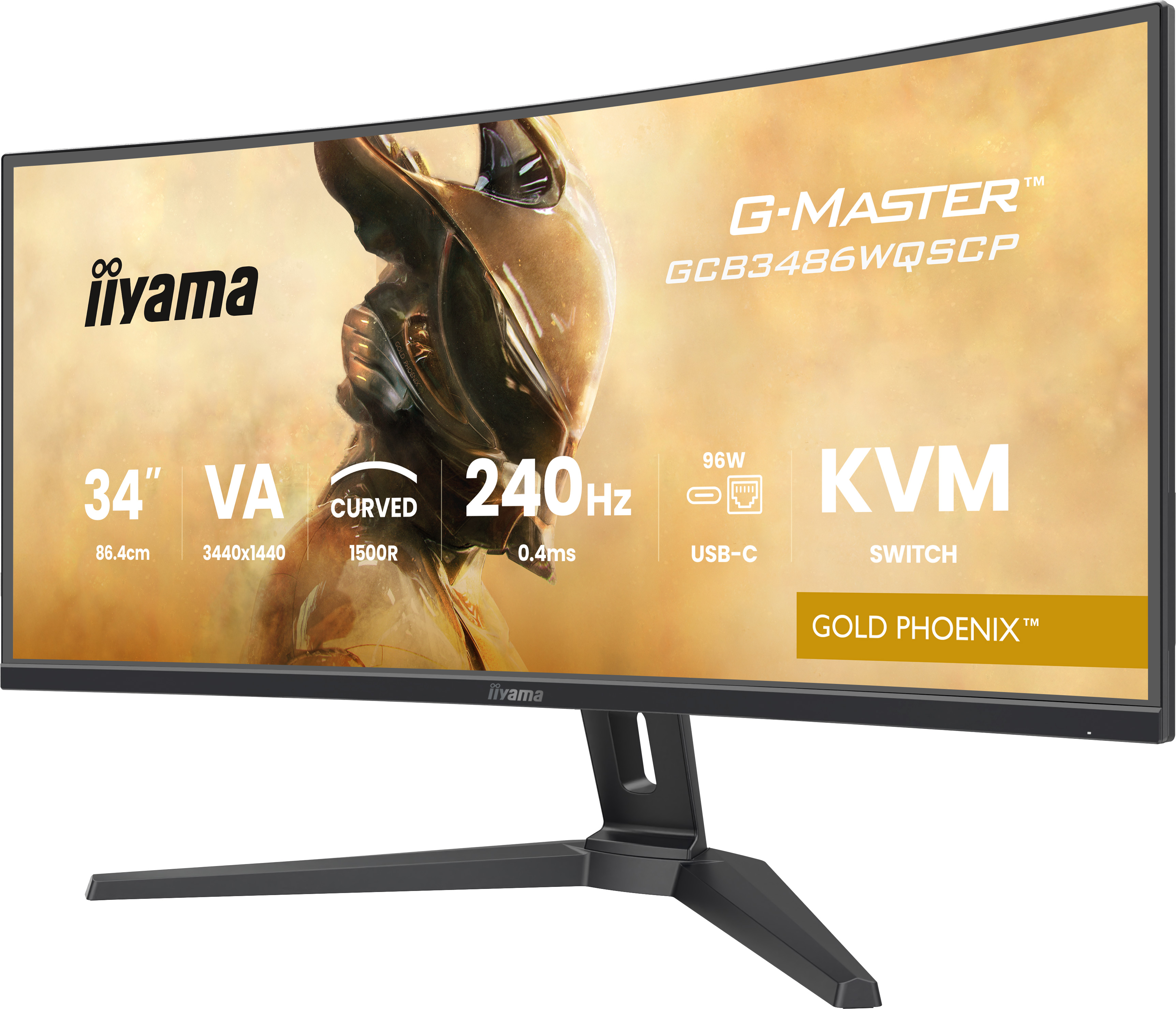 IIYAMA Monitor GCB3486WQSCP-B1 Computerausrüstung, Überwachen, Bildschirm, FERNSEHER