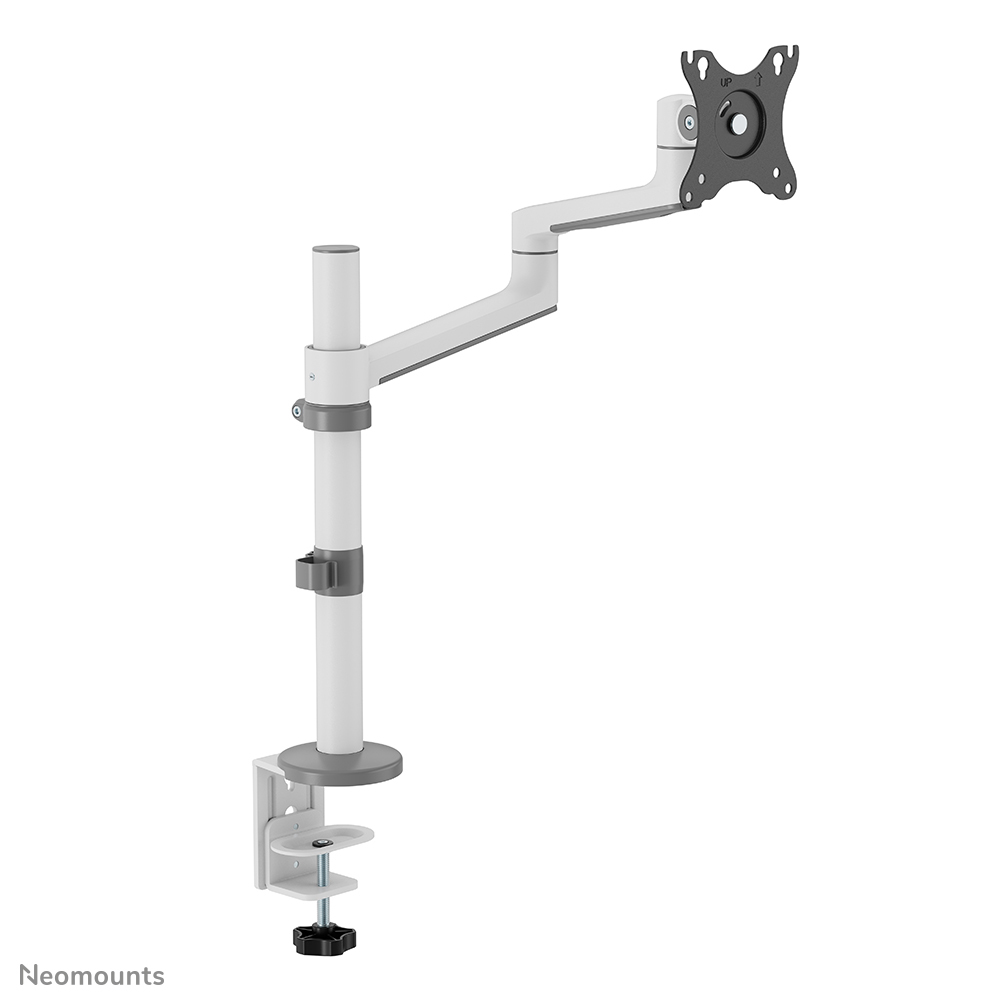 Neomounts Monitor-Tischhalterung - Klemme /Bolzen - 8 kg - 43,2 cm (17") - 68,6 cm (27") - 100 x 100 mm - Weiß