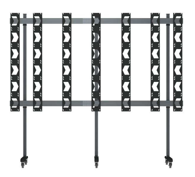 B-TECH SYSTEM X - Mobile Stand for Unilumin UpanelS 6x6 DVLED Videowalls BT93UNIUPS-M-6X6/BB B-TECH SYSTEM X - Mobile Stand for Unilumin UpanelS 6x6 DVLED Videowalls BT93UNIUPS-M-6X6/BB