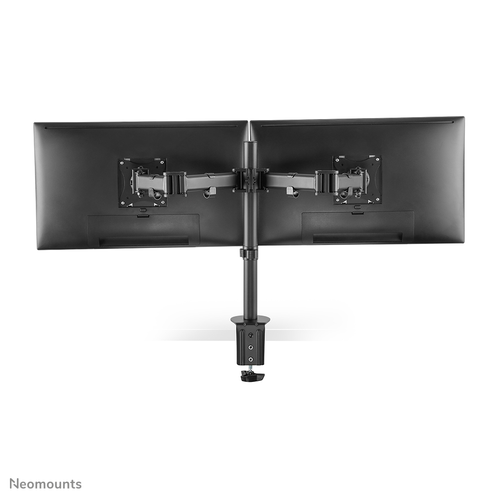 Neomounts Select Flachbild Tischhalterung - Klemme /Bolzen - 8 kg - 25,4 cm (10") - 68,6 cm (27") - 100 x 100 mm - Schwarz