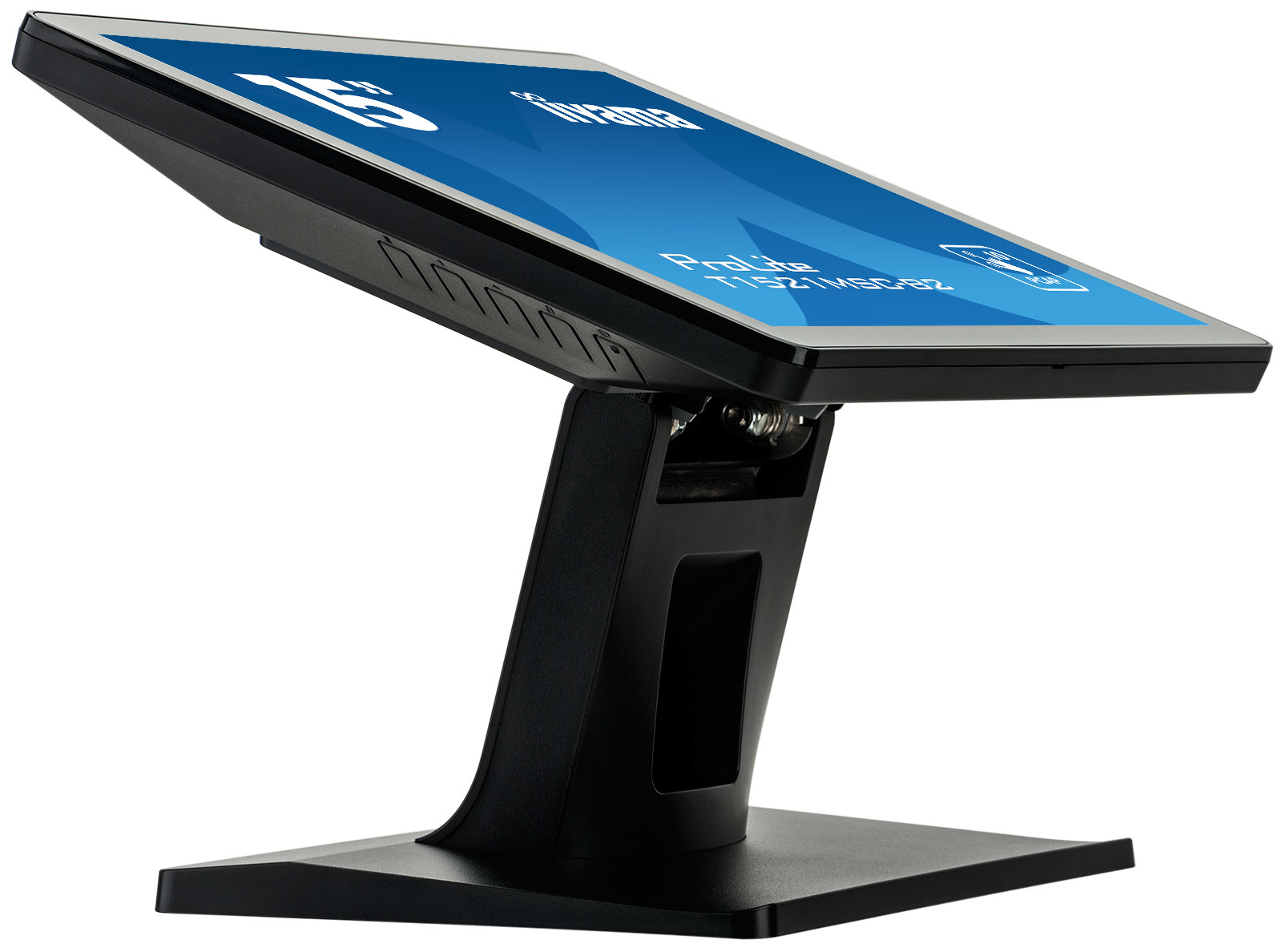 POS Drucker, Scanner, Desktop-Ständer, Blaues Display, verstellbare Halterung