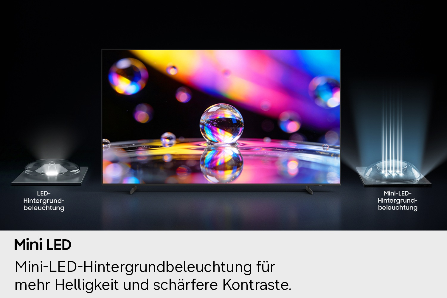 LED-TV, Bildschirm, Flachbildschirm, Farben, Reflexionen