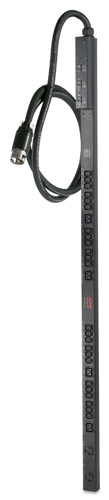 APC Rack PDU,Basic,0U,14.4kW,208V,(24)C13,(4)C19,(2)L6-30R, 10'