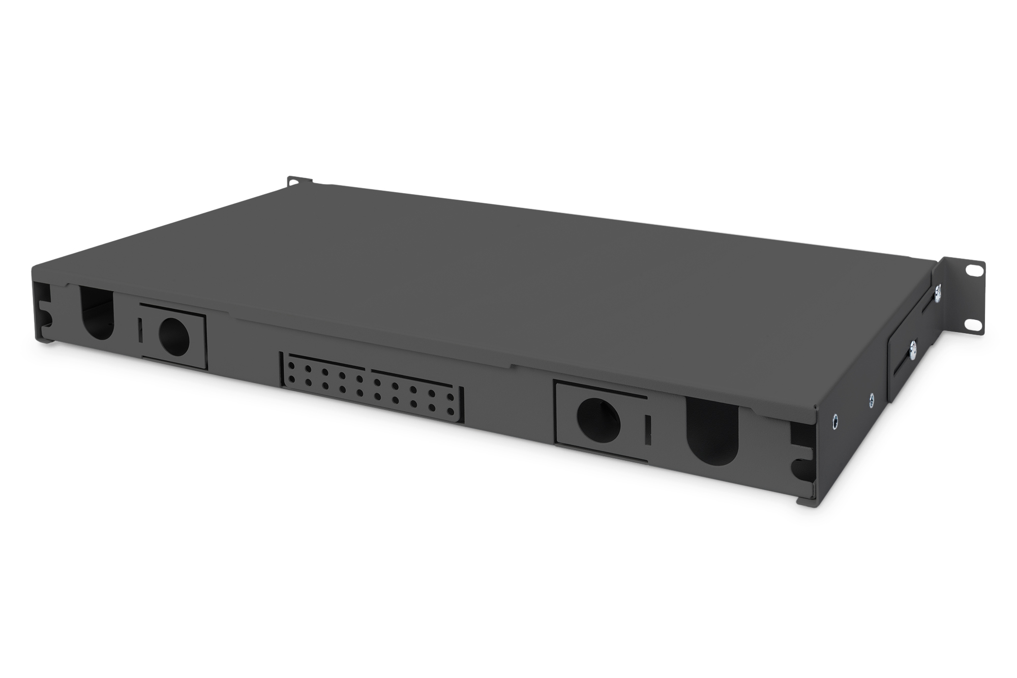 DIGITUS DN-96200-BL-QL Glasfaser Spleißbox mit Schnellverschluss, ausziehbar