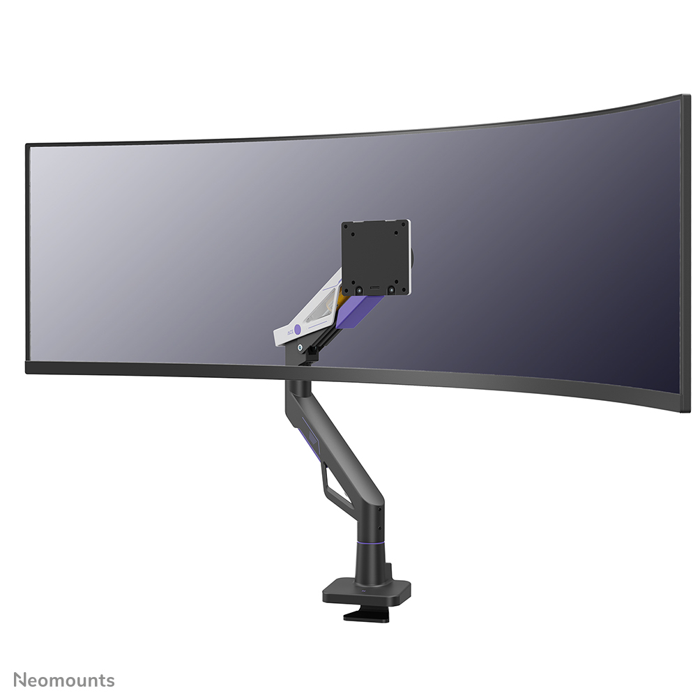 Neomounts DS70-256BL1 Monitorarm Gaming 24-57" - Gasfeder - Topfix - 180°-Stopp Bildschirm, Computer-Hardware, Computerausrüstung, Überwachen, FERNSEHER