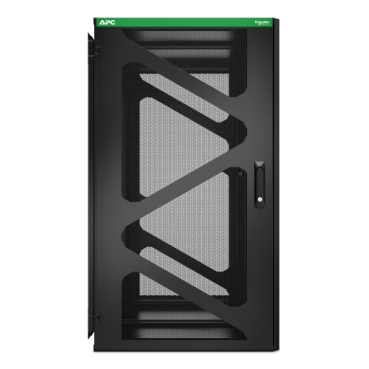 APC NetShelter 24U Wallmount Rack Enclosure Cabinet Side Mount UPS Depth Tür
