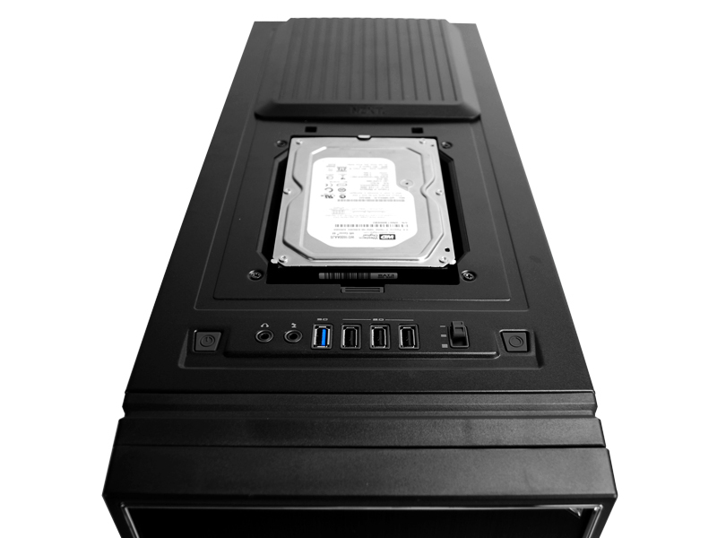 Gehäuse, Computer, Festplatte, USB, Frontanschlüsse