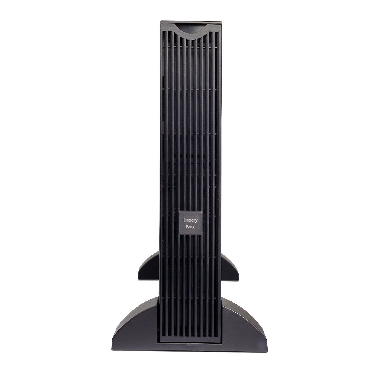 Tower-Luftventilator, Schwarz, Vertikale Bauweise, Schlankes Gitter, Standfuß