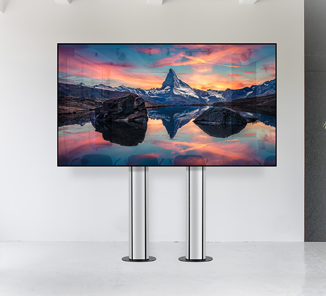 B-TECH MODE-AL - Premium Bolt-Down Single Screen Twin Column UC Stand - (VESA 900 x 800) - 2m BT8708/BS B-TECH MODE-AL - Premium Bolt-Down Single Screen Twin Column UC Stand - (VESA 900 x 800) - 2m BT8708/BS
