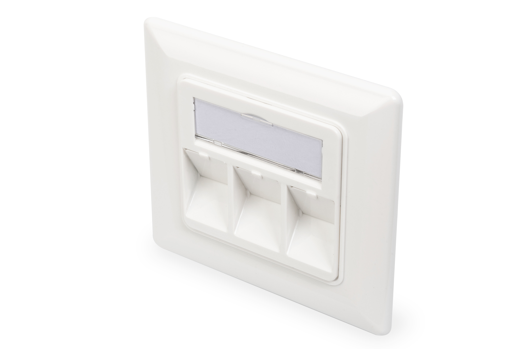 DIGITUS DN-93821 Leerdose für Keystone Module, Rahmen 80x80 mm + Zentralplatte 50x50 mm DIGITUS DN-93821 Leerdose für Keystone Module, Rahmen 80x80 mm + Zentralplatte 50x50 mm