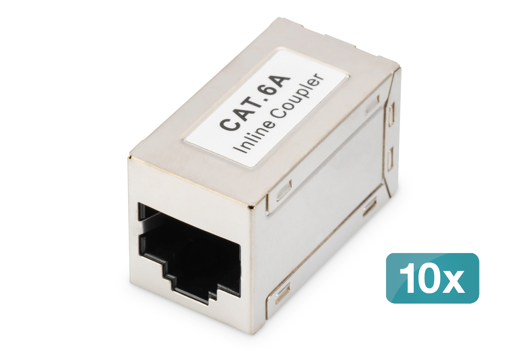 Ethernet, RJ45, Network, Coupler, Silber