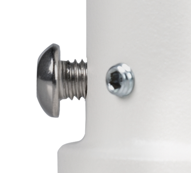 B-TECH SYSTEM V - Ceiling Mount with Threaded NPT Adaptor - 1m Ø38mm Pole BT5965-FD100/W
