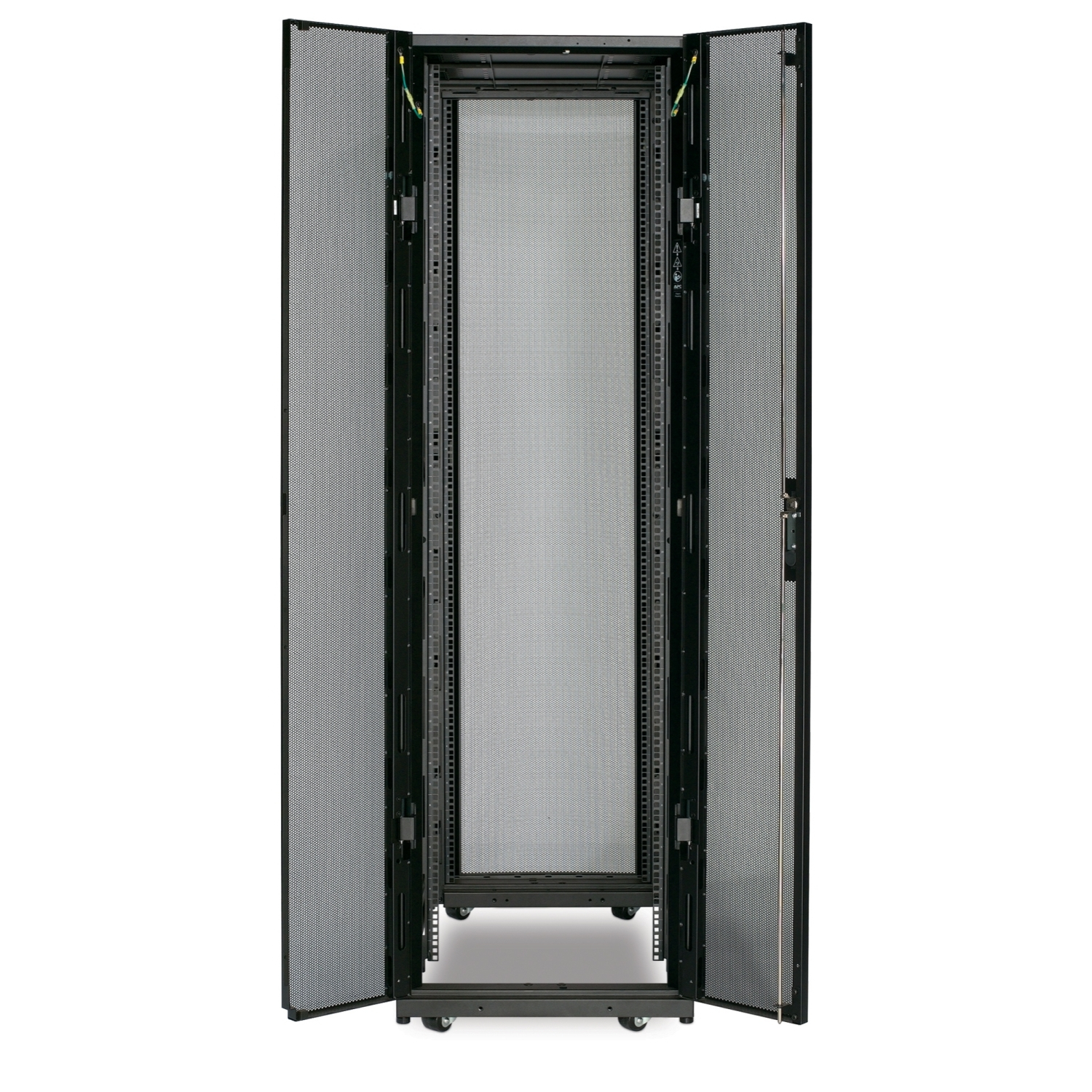 Serverrack, Netzwerk-Schrank, 16U-Rack, Metallschrank, Kabelmanagement
