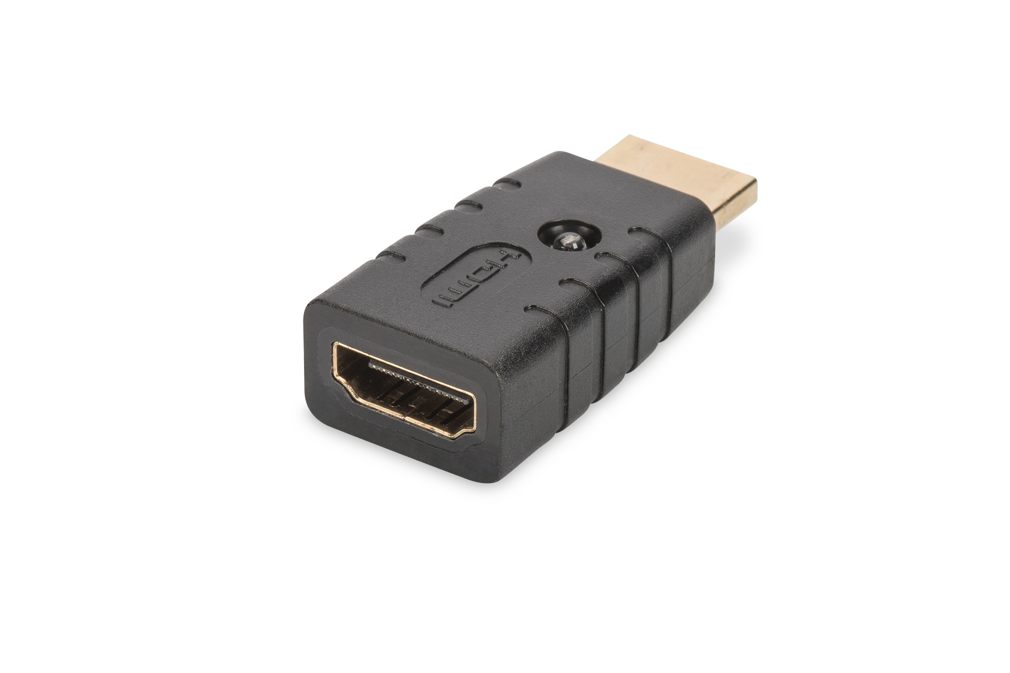 HDMI-Adapter, Schwarz, HDMI-Stecker, Kompakt, Anschluss