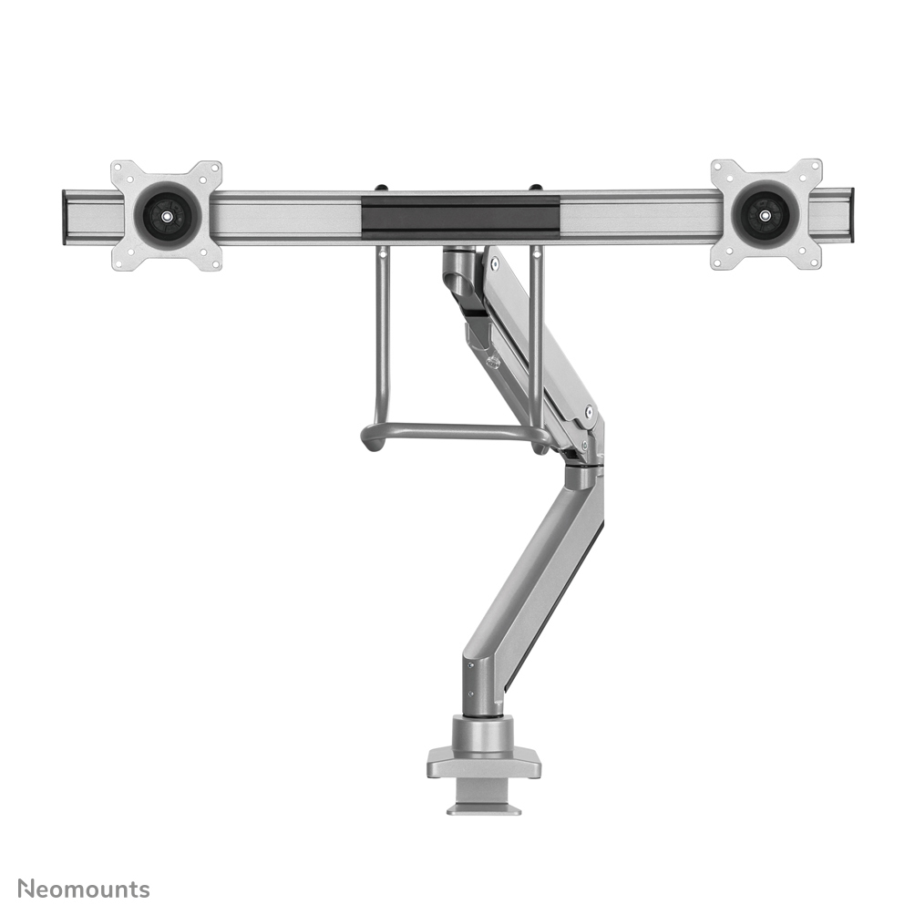 Neomounts Select Flachbild Tischhalterung - Klemme /Bolzen - 8 kg - 25,4 cm (10") - 81,3 cm (32") - 100 x 100 mm - Silber