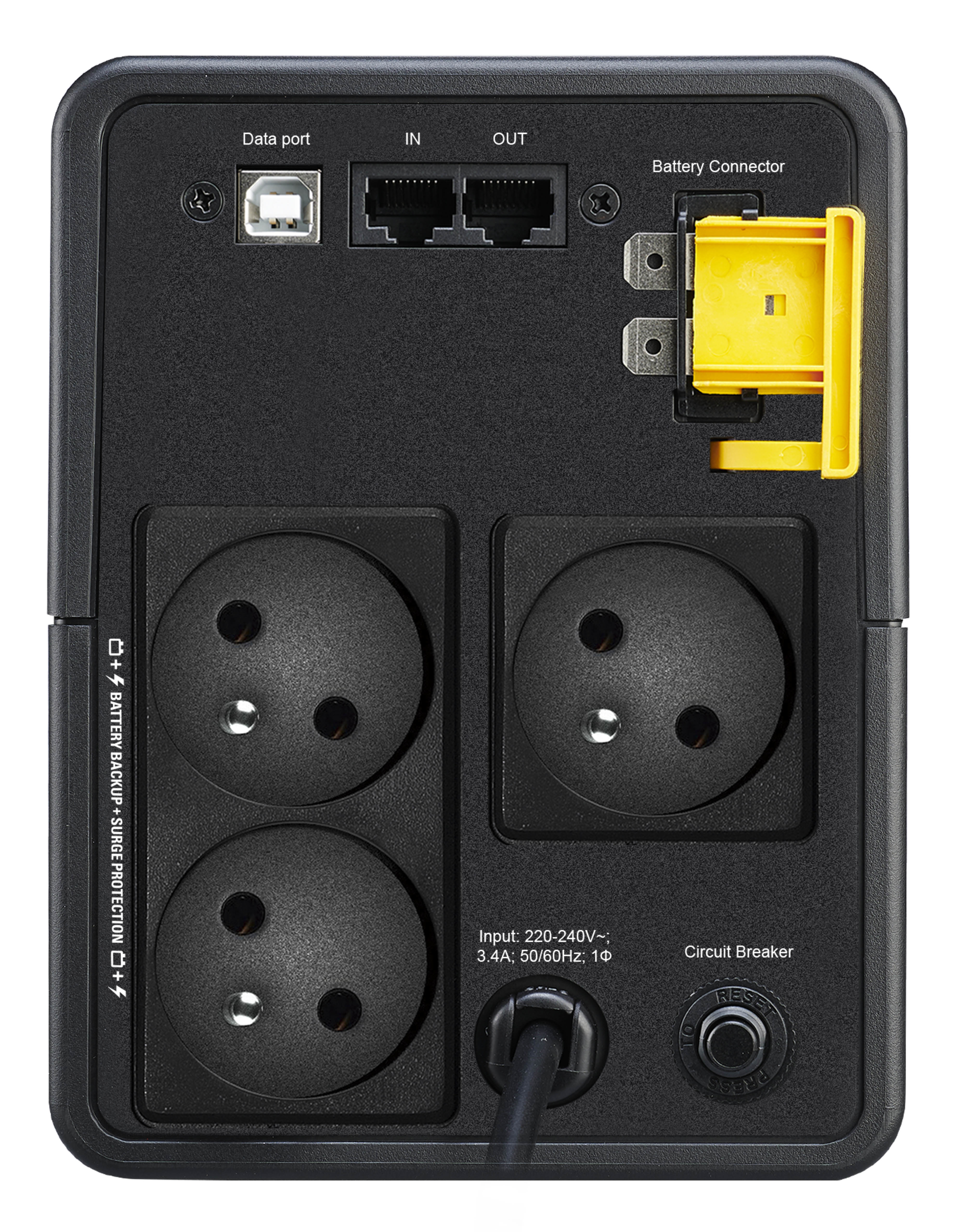APC BX750MI-FR - Back-UPS 750VA, 230V, AVR, French Sockets APC BX750MI-FR - Back-UPS 750VA, 230V, AVR, French Sockets