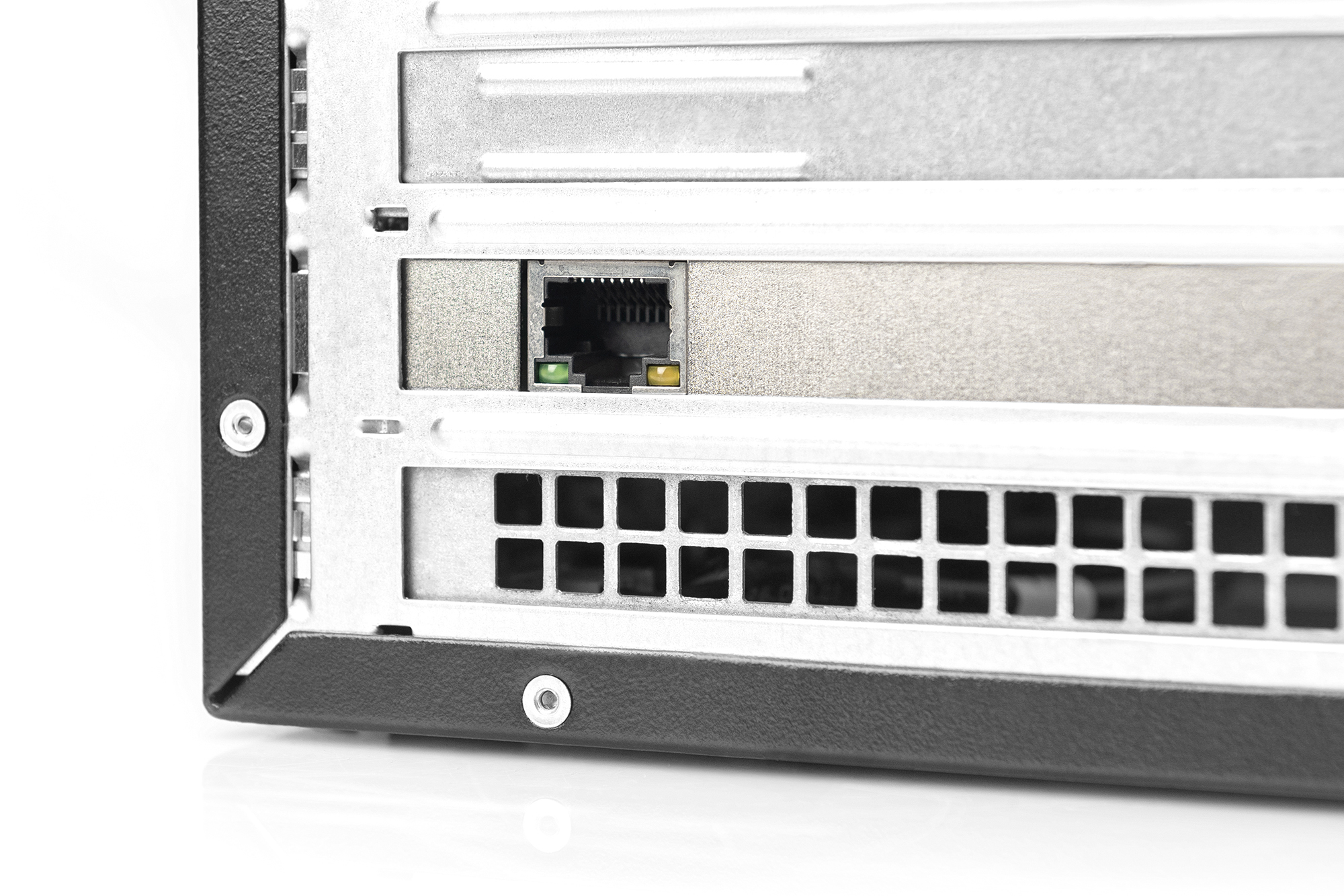 server, rack, netzwerk, port, rückseite