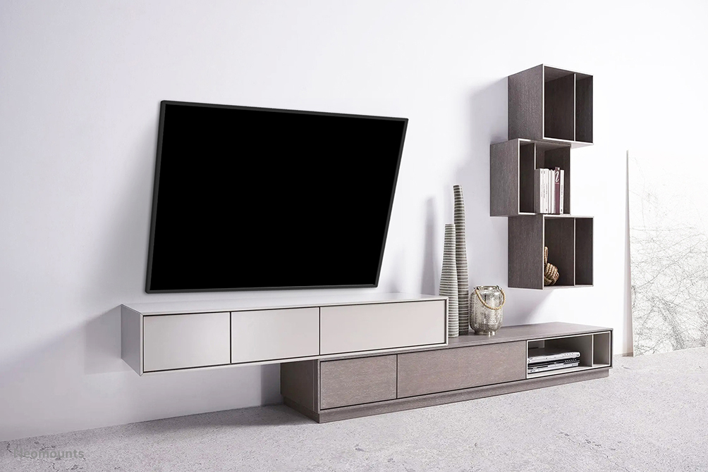 Neomounts Select TV-Wandhalterung - 61 cm (24 Zoll) - 139,7 cm (55 Zoll) - 75 x 75 mm - 200 x 200 mm - 0 - 12 Grad  - Schwarz