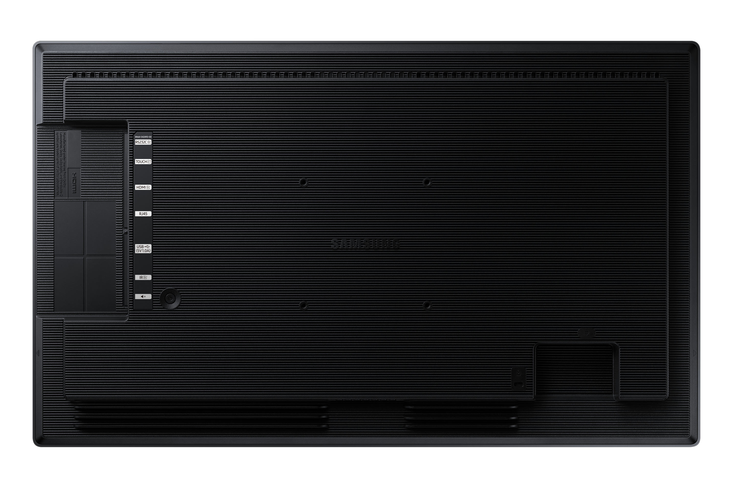 Monitor, Rückseite, Anschlüsse, Kabelanschlüsse, Halterung