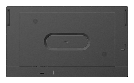 tablet, Dock, schwarz, Rückseite, Ladeanschluss