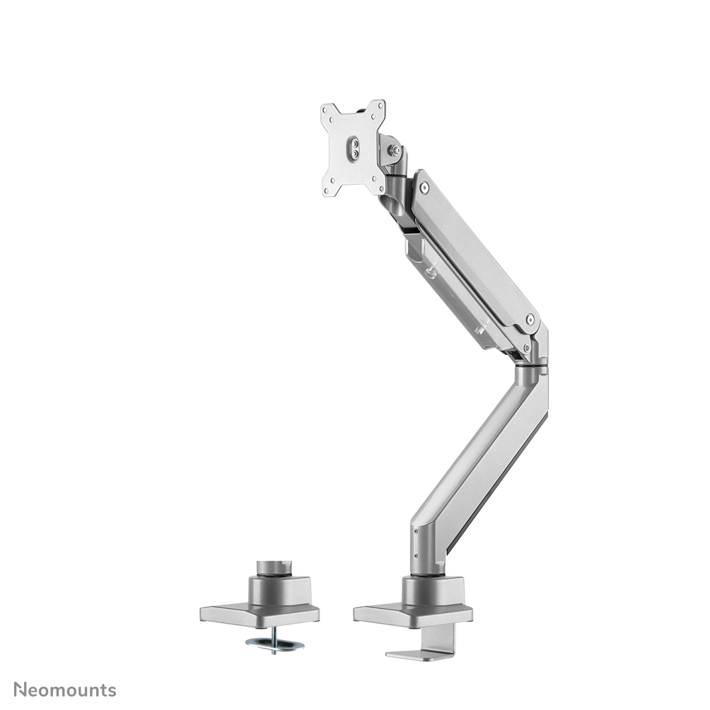 Neomounts Select Flachbild Tischhalterung - Klemme /Bolzen - 15 kg - 25,4 cm (10 Zoll) - 81,3 cm (32 Zoll) - 100 x 100 mm - Silber