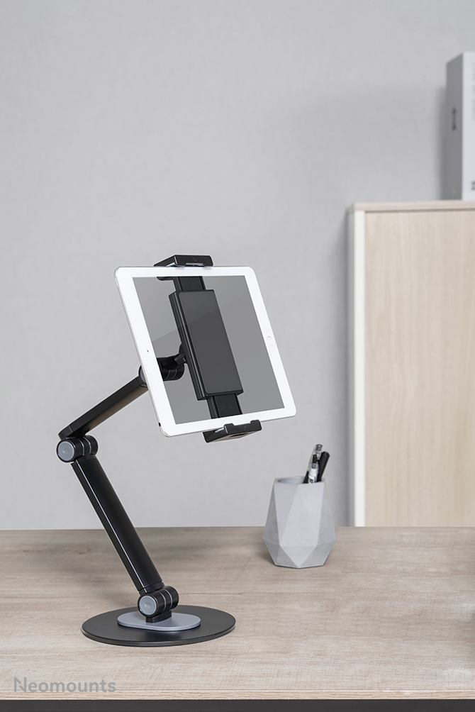 Neomounts Tablet-Ständer - Handy/Smartphone - Tablet/UMPC - Passive Halterung - Tisch/Bank - Schwarz