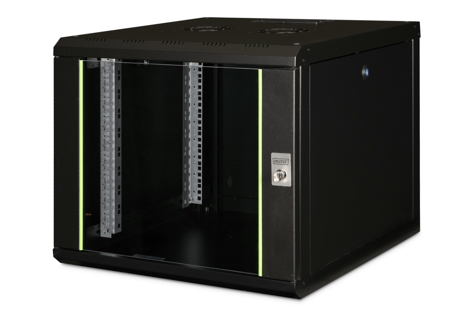 DIGITUS DN-19 09U-6/6-SW Wandgehäuse Unique Serie - 600x600 mm (BxT) Elektronik, Hardware, Computerausrüstung, Computer, Mikrowelle