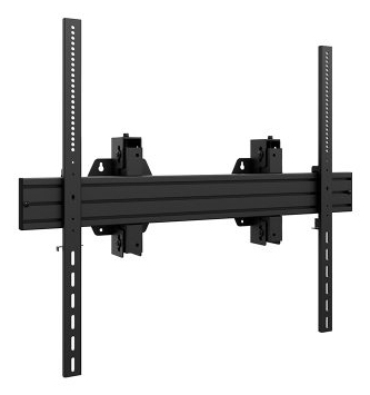 TV wall mount, articulating mount, full motion, metal, black