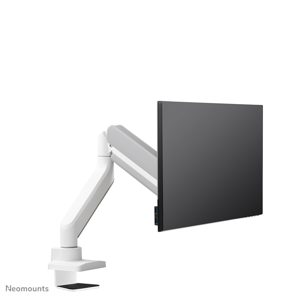 Neomounts Monitor-Tischhalterung - Klemme /Bolzen - 15 kg - 43,2 cm (17 Zoll) - 106,7 cm (42 Zoll) - 100 x 100 mm - Weiß
