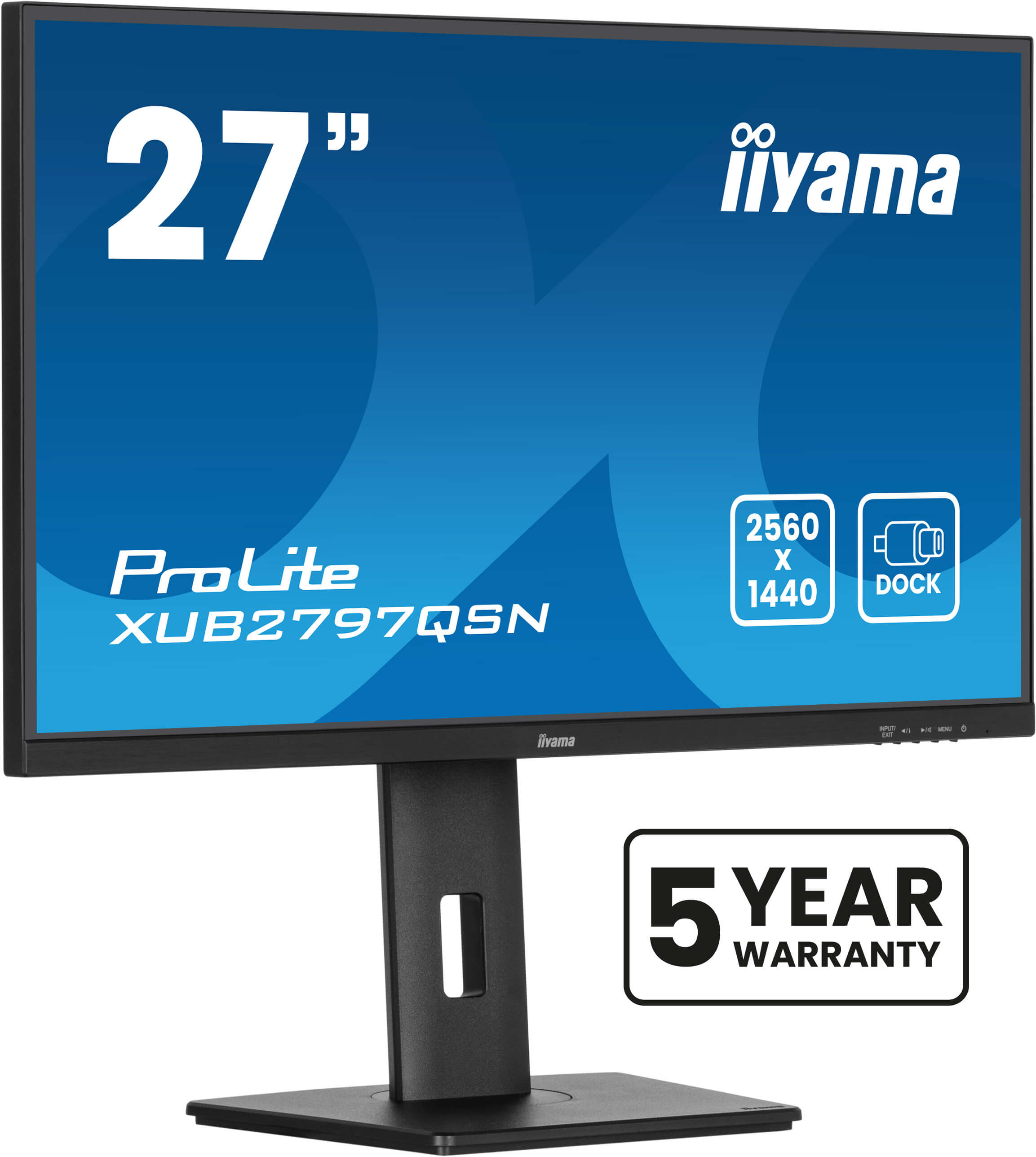 IIYAMA Monitor XUB2797QSN-B2 inkl. 5 Jahre Hersteller-Garantie Computerausrüstung, Überwachen, Bildschirm, FERNSEHER