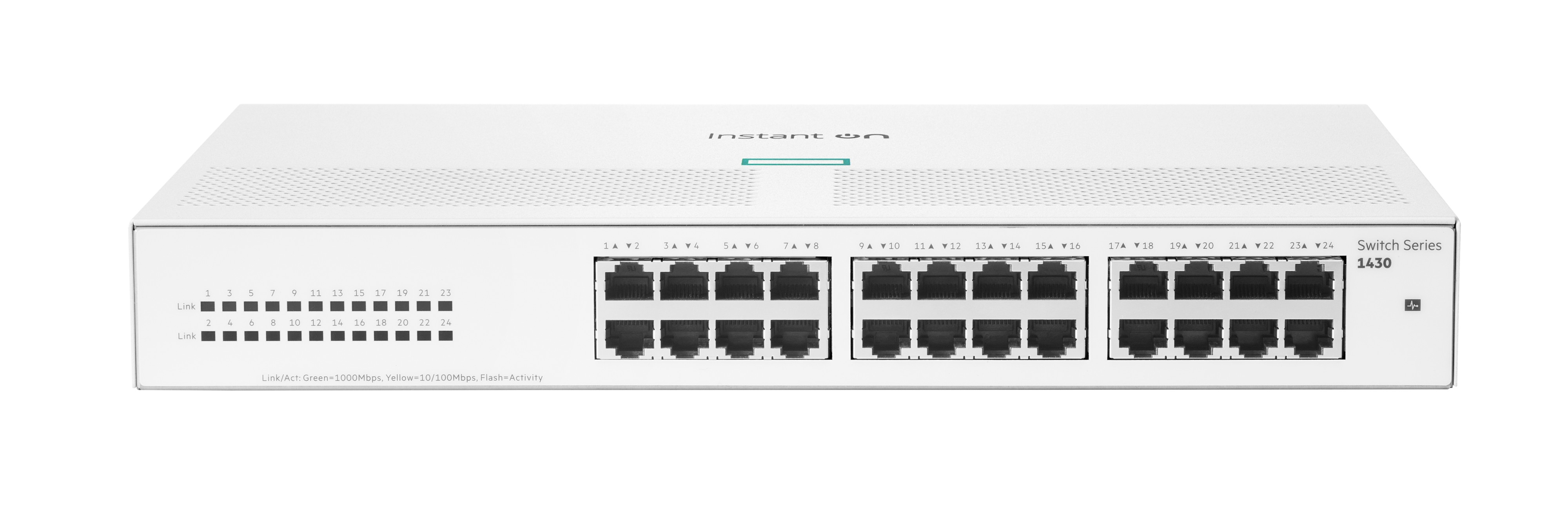 HPE Aruba Switch R8R49A Instant On 1430 24G, unmanaged, 24 x 10/100/1000, Desktop, an Rack oder Wand montierbar, BTO Elektronik, Hardware, Computerausrüstung, Kiste