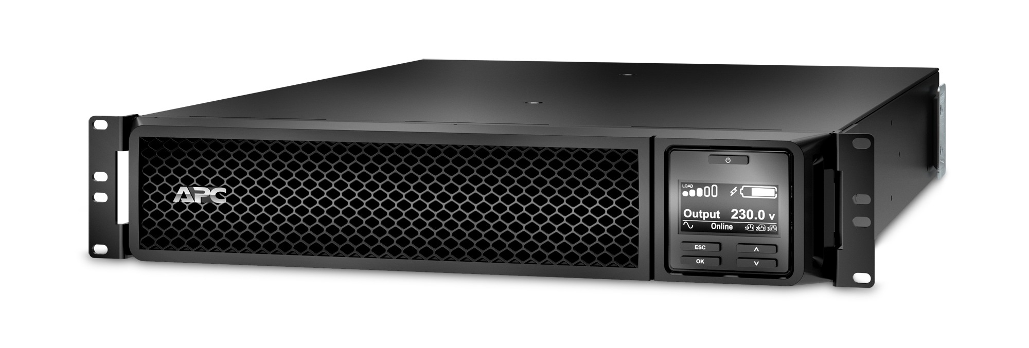 server, Rack-Mount, Netzteil, LCD-Anzeige, APC