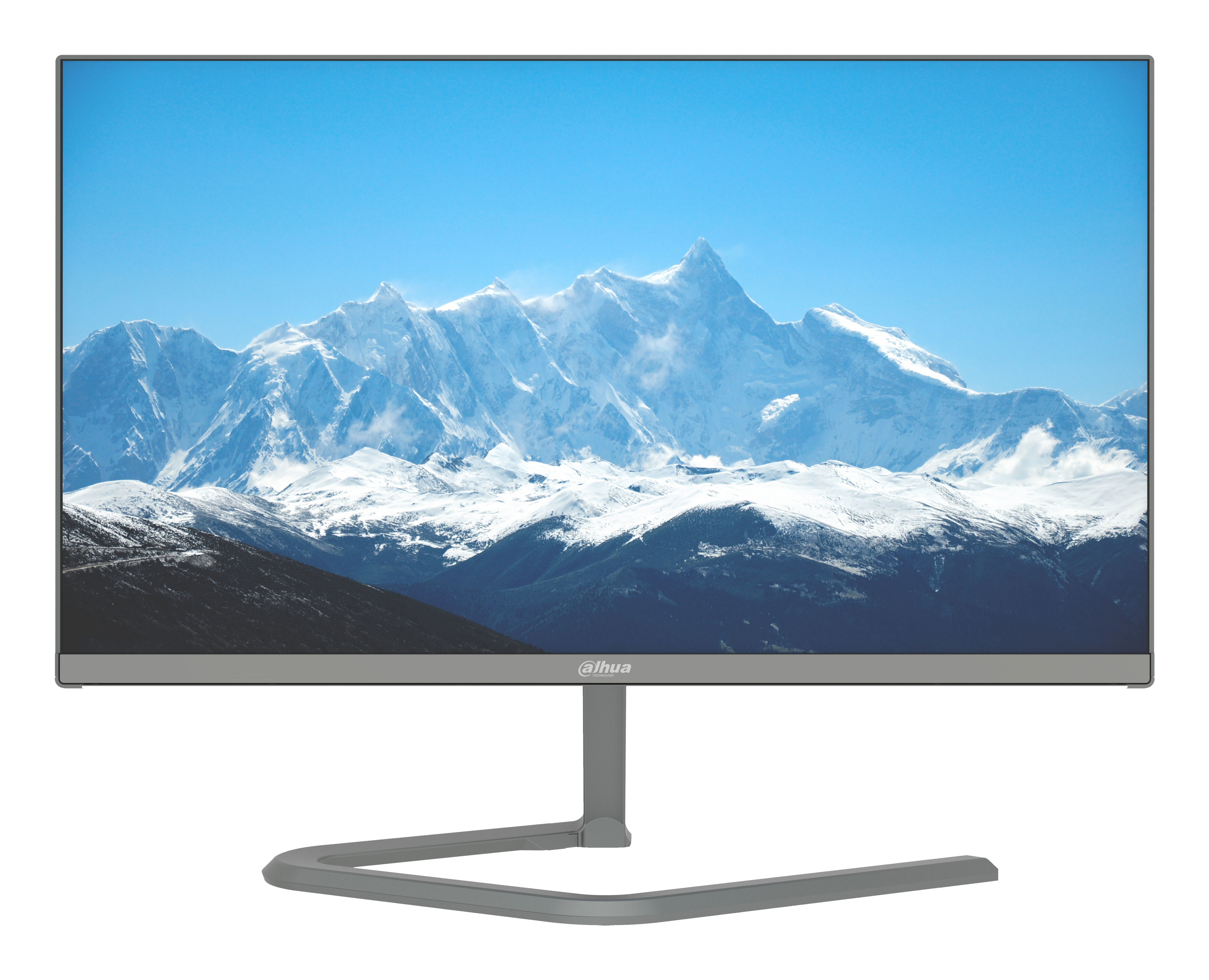 Monitor, LED, Flachbildschirm, Berglandschaft, Display-Stand