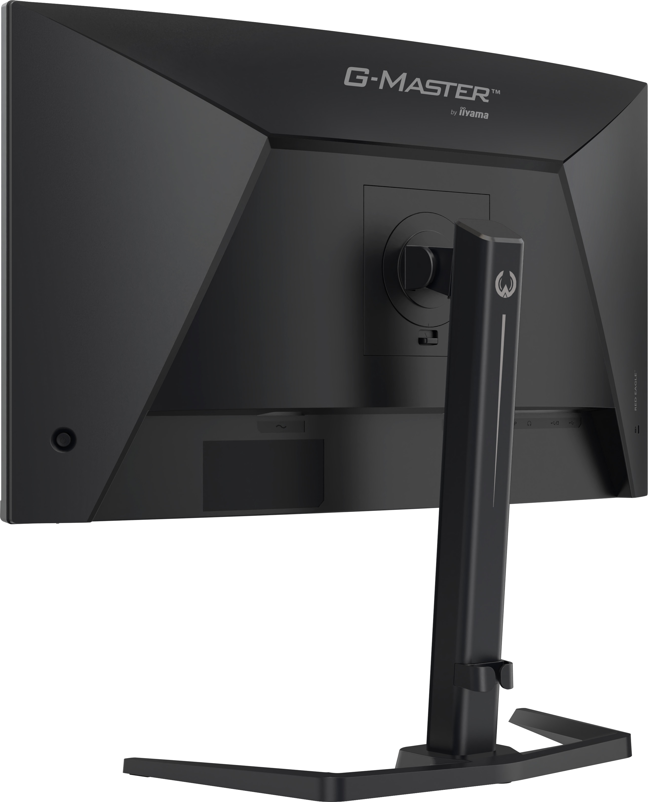 Monitor, LCD, Ständer, Schwarz, Rückseite
