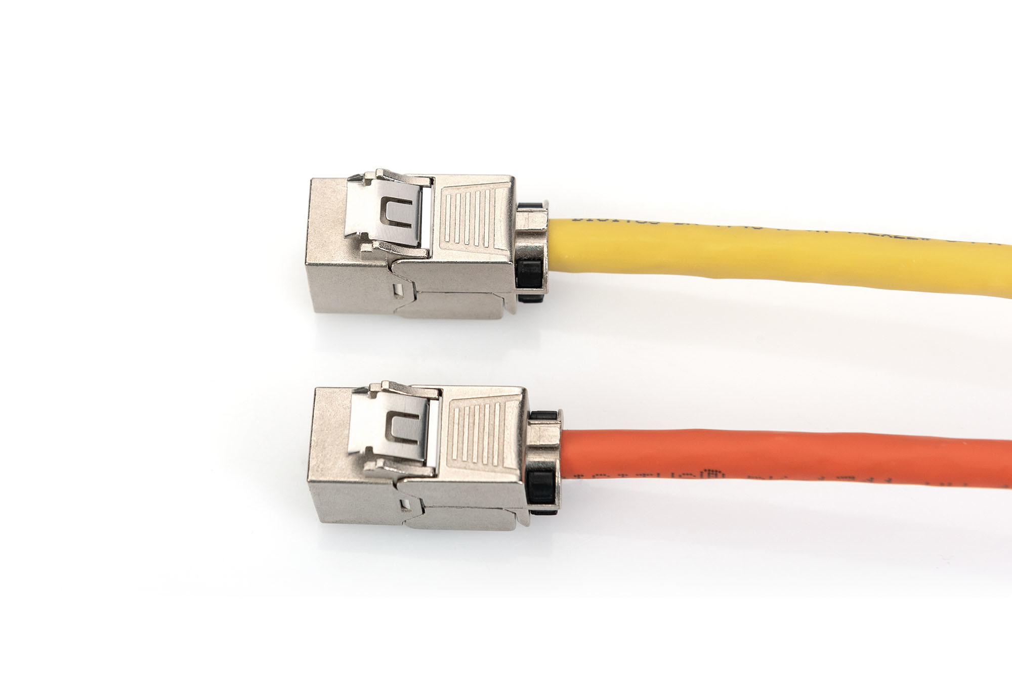 DIGITUS DN-93619-24 CAT 6A Keystone Modul, geschirmt mit intelligentem Kabelmanager, Set (24 Stück)