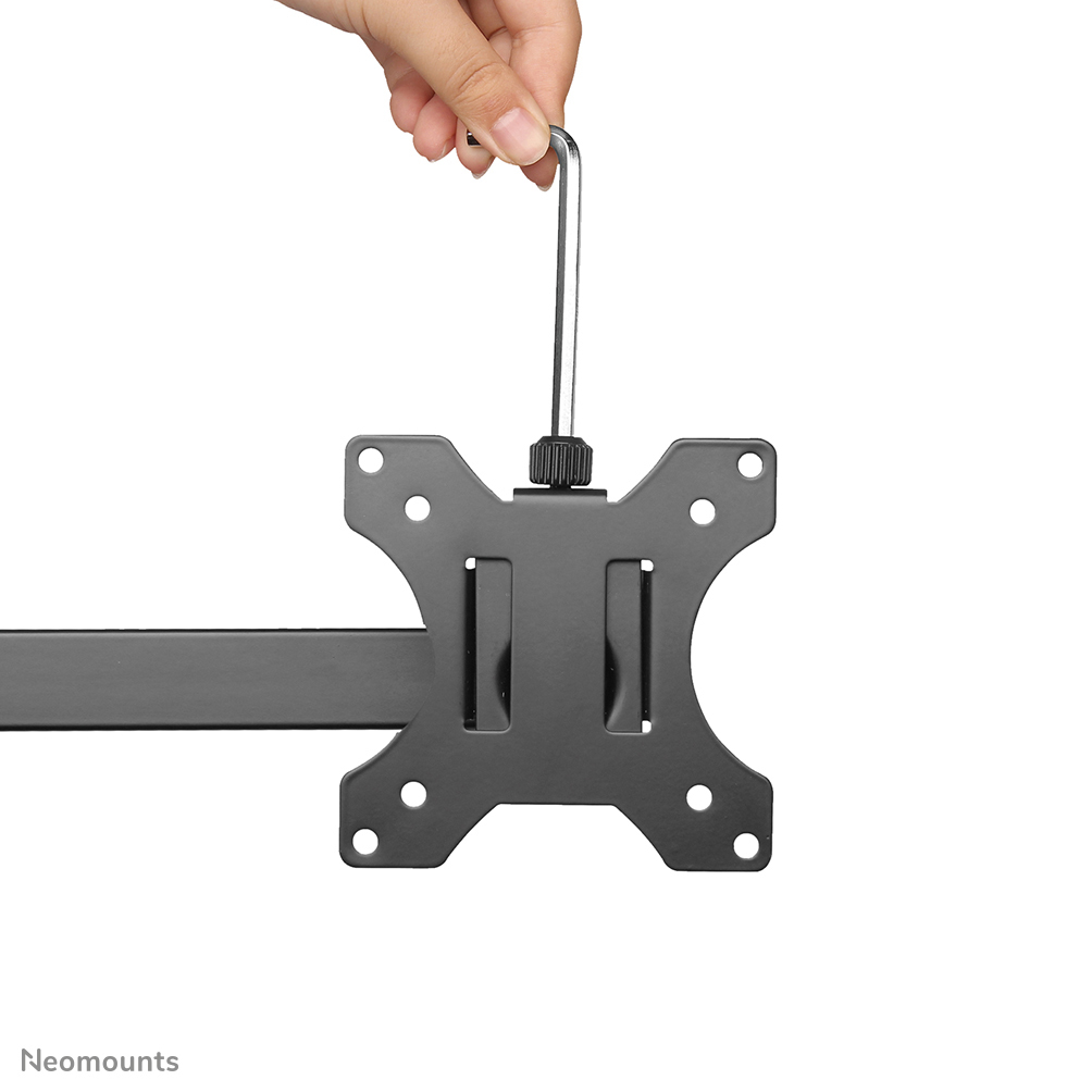 Neomounts Monitor-/Notebook-Tischhalterung - Klemme /Bolzen - 8 kg - 25,4 cm (10 Zoll) - 81,3 cm (32 Zoll) - 100 x 100 mm - Schwarz