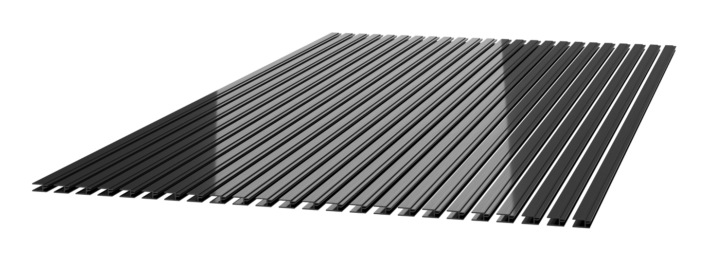 APC Panel connector Plastic 1200mm x12 Black Architektur, Gebäude
