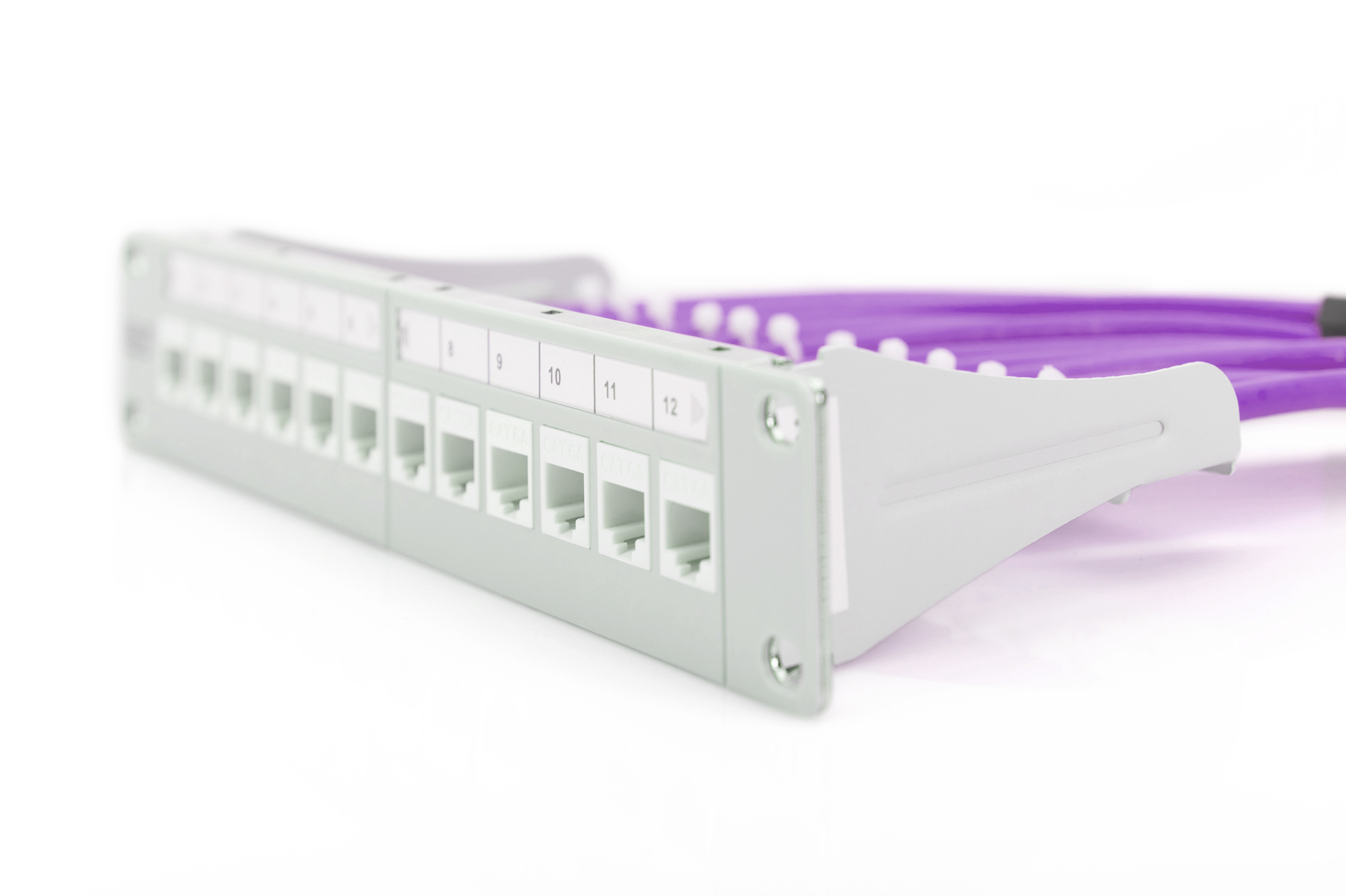 Patchpanel, Netzwerkmodul, RJ45, LAN, Kabel