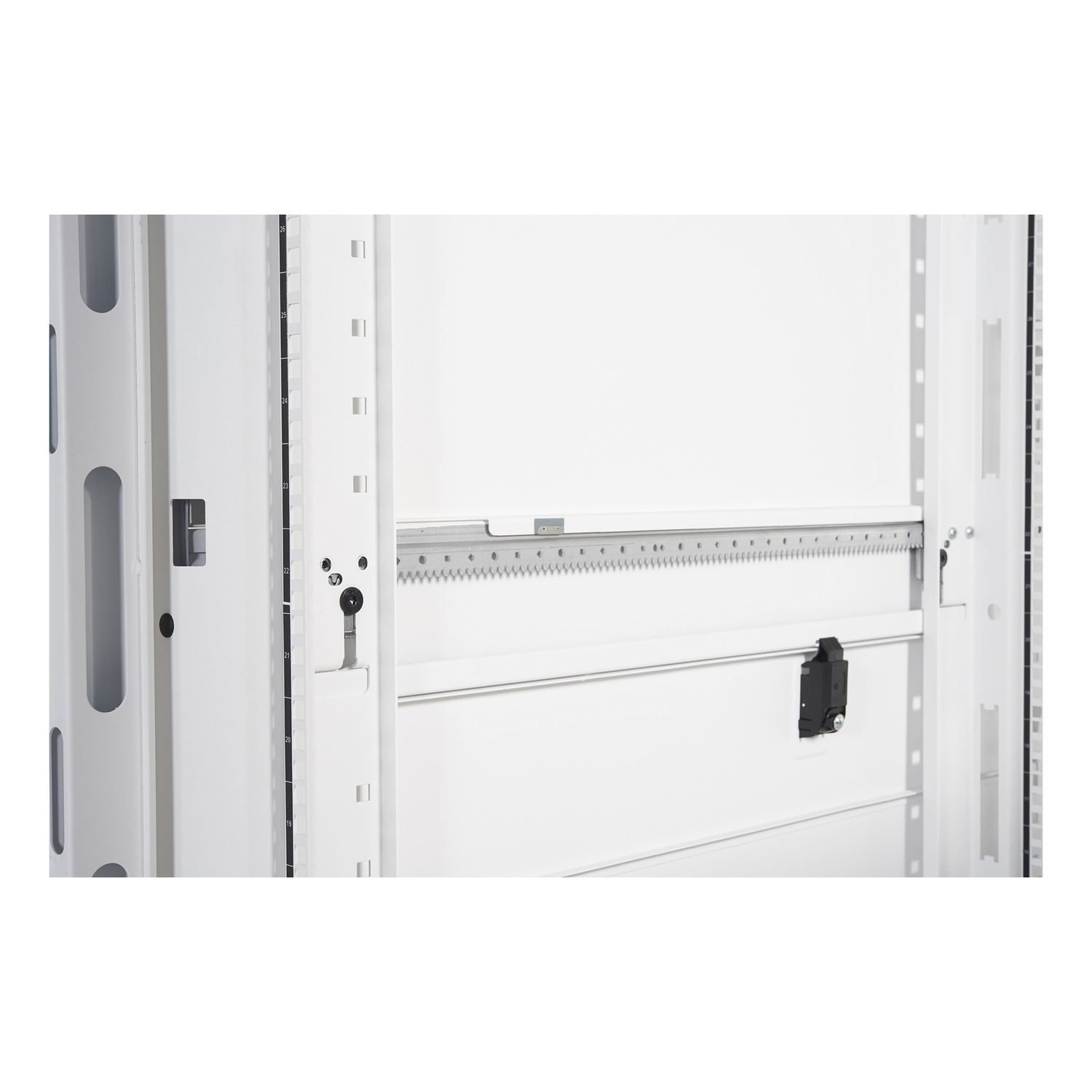 Schrank, Serverrack, Metall, Schienen, Schloss
