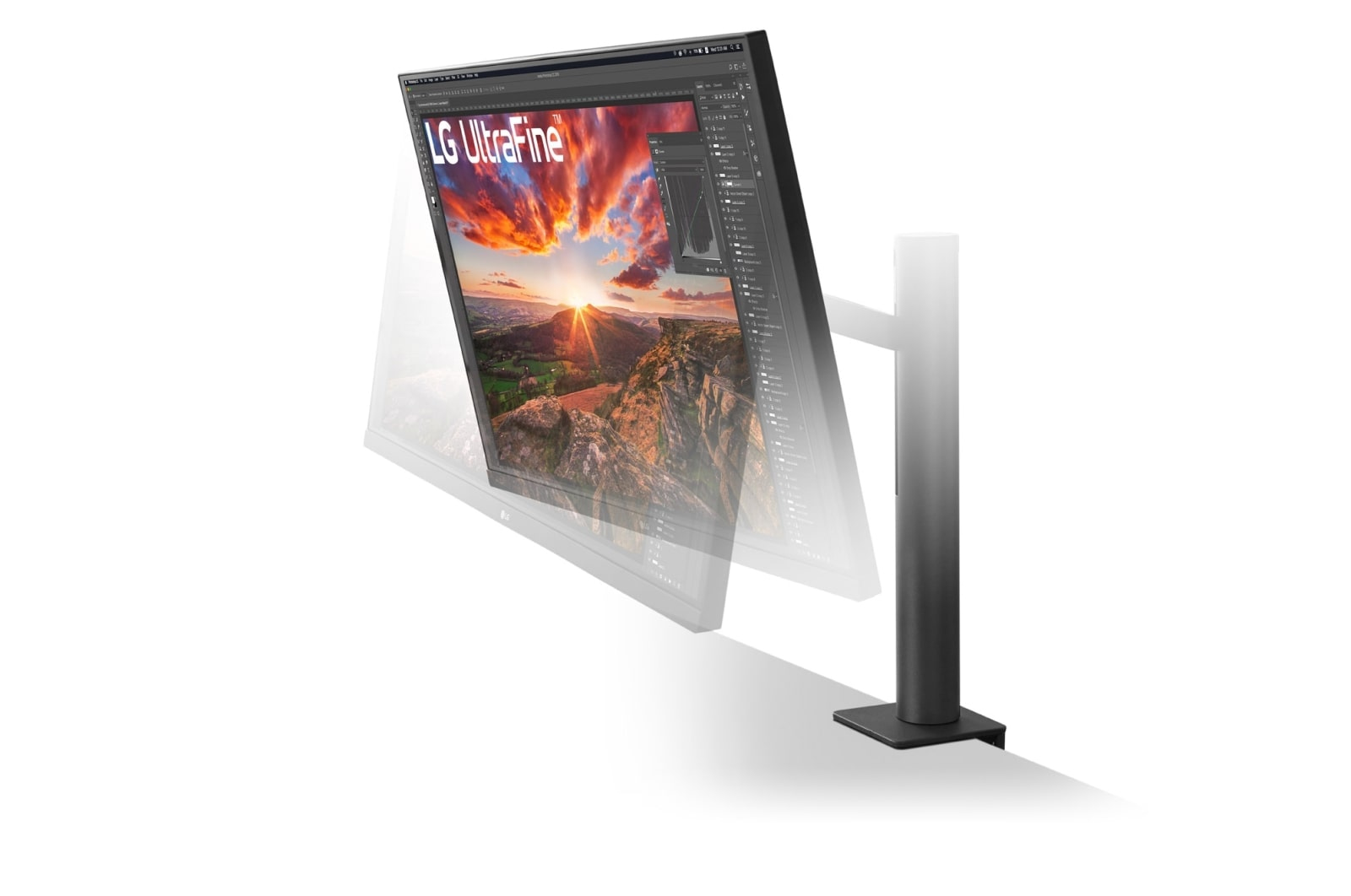 LG Monitor  32" 32UN880P-B UHD 4K Ergo HDMI DP USB IPS 16:9 black