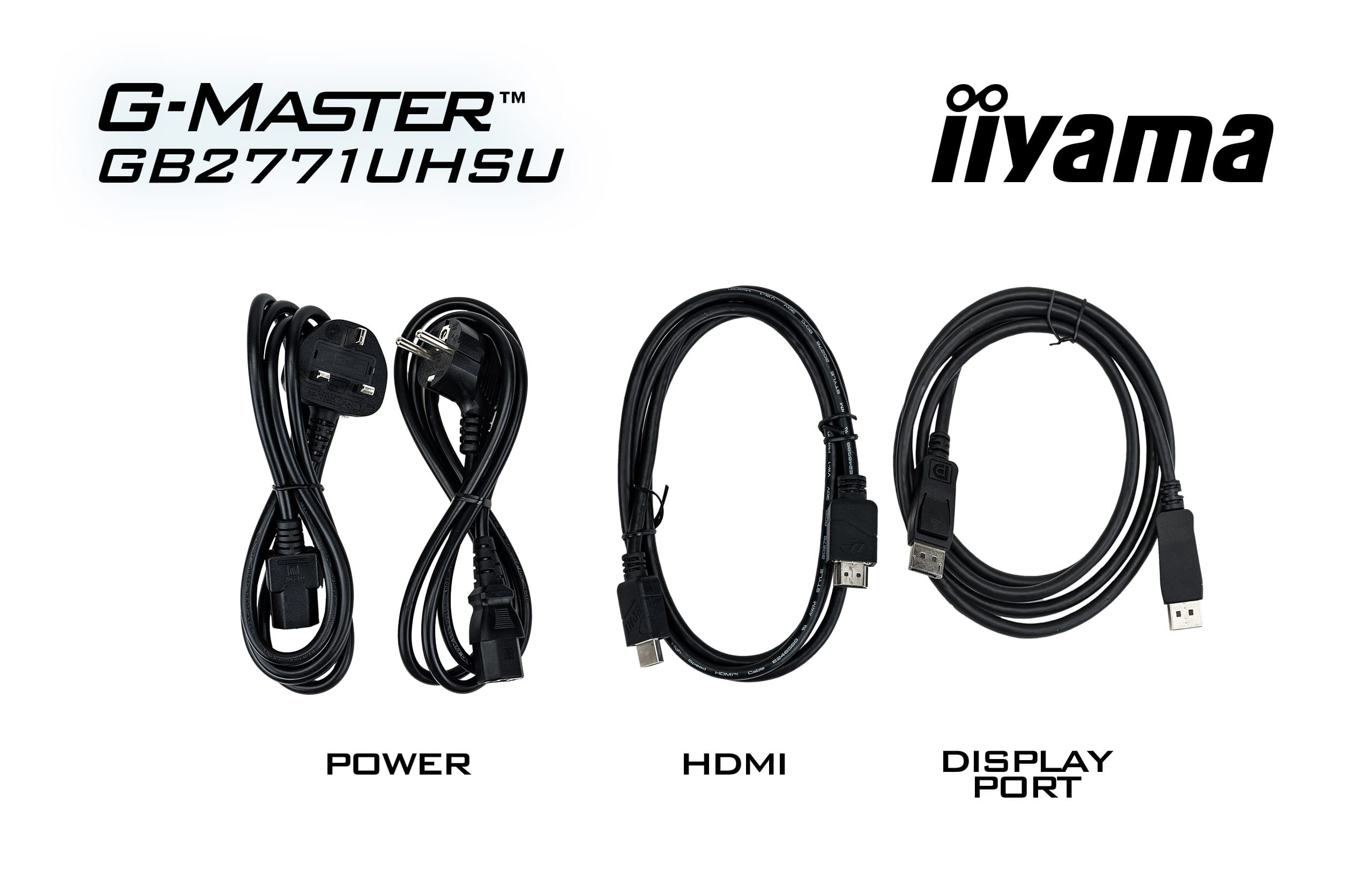 netzstromkabel, HDMI-kabel, DisplayPort, Kabel, USB-Stecker